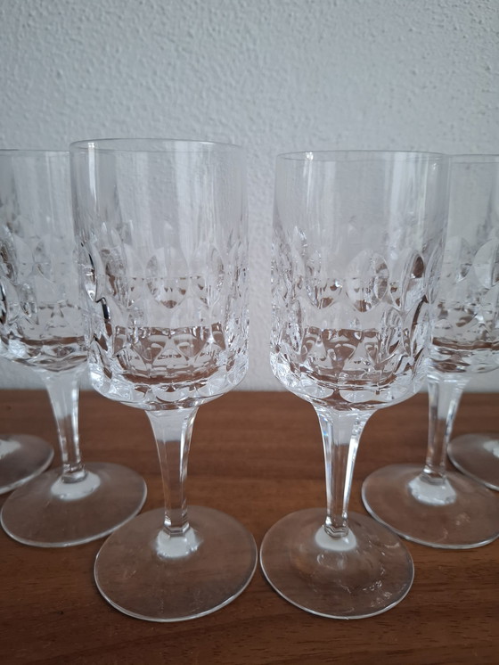 Image 1 of 6x Peill & Putzler  kristallen wijnglas