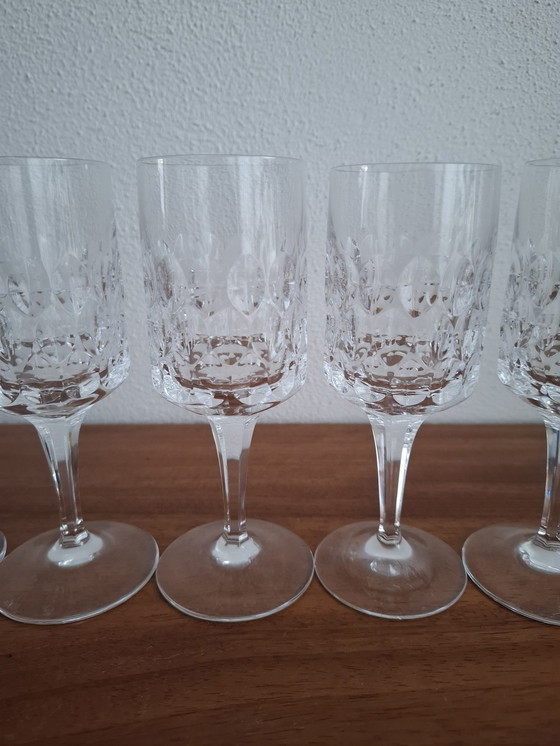 Image 1 of 6x Peill & Putzler  kristallen wijnglas