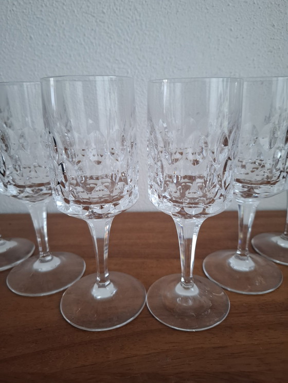 Image 1 of 6x Peill & Putzler  kristallen wijnglas