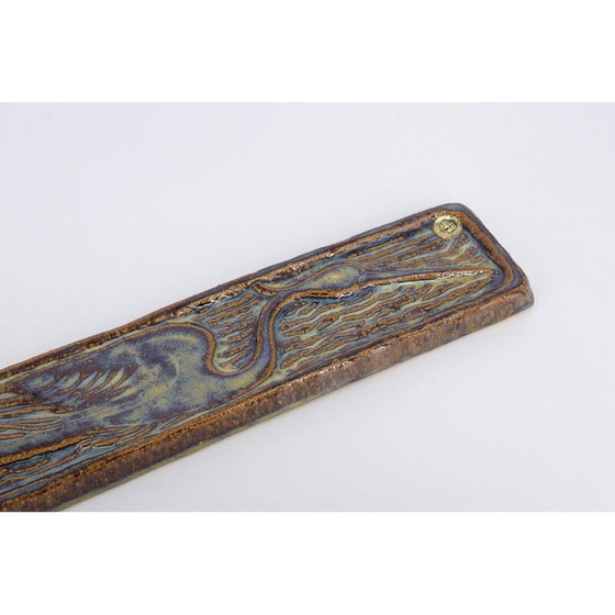 Image 1 of Vintage modernistisch keramisch reliëf door Svend Åage Jensen, Denemarken 1960