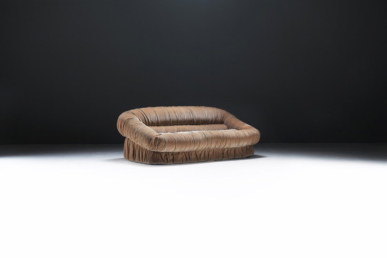 Image 1 of Fluwelen loungebank van De Pas D'Urbino Lomazzi voor Dall'Oca