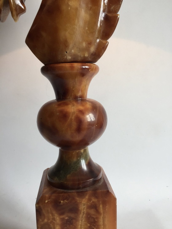 Image 1 of Vintage Lamp Jim Alabaster