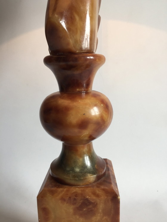 Image 1 of Vintage Lamp Jim Alabaster