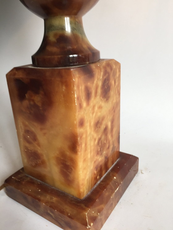 Image 1 of Vintage Lamp Jim Alabaster