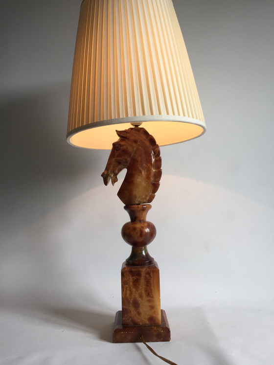 Image 1 of Vintage Lamp Jim Alabaster