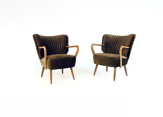 Image 1 of 2X Vintage Cocktailfauteuil