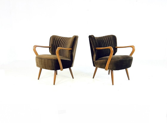 Image 1 of 2X Vintage Cocktailfauteuil