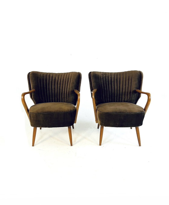 Image 1 of 2X Vintage Cocktailfauteuil