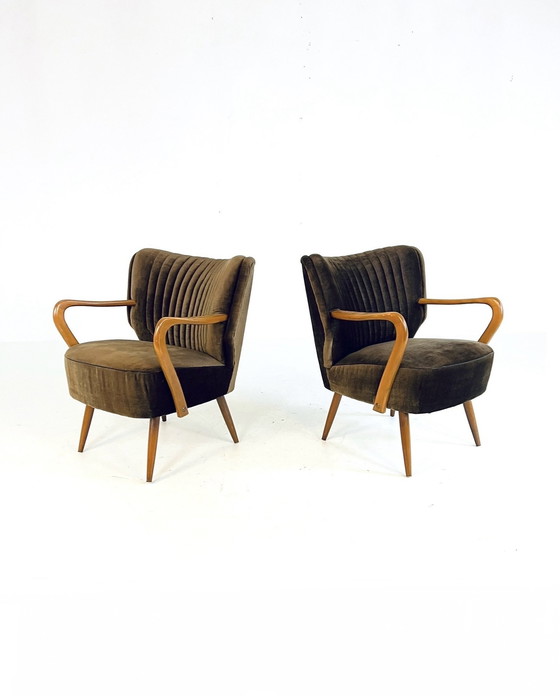 Image 1 of 2X Vintage Cocktailfauteuil