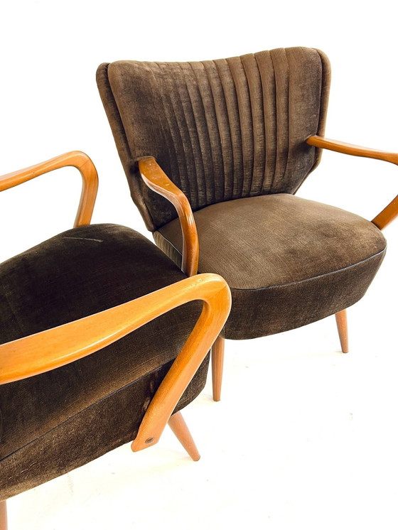 Image 1 of 2X Vintage Cocktailfauteuil