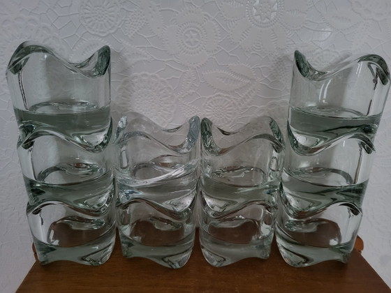 Image 1 of Set Van 10 Ikea Väsnas Kaarsenhouders Helder Glas