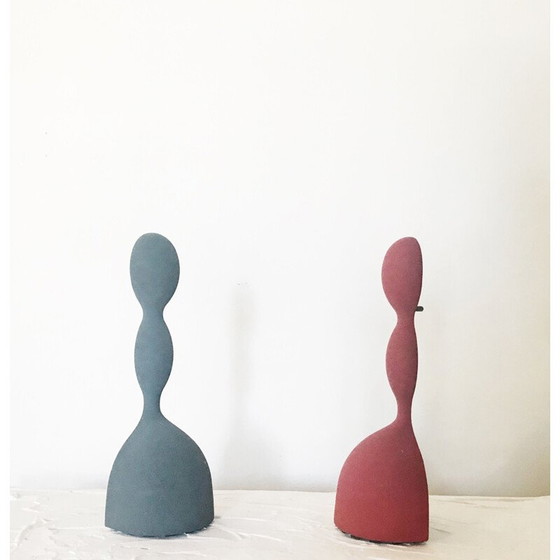 Image 1 of Paar vintage virgo lampen van Ilaria Gibertini voor Nemo, 1990