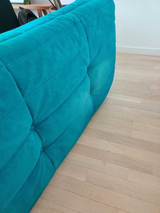 Image 1 of Ligne Roset Togo 2 Alcantara Emmerald