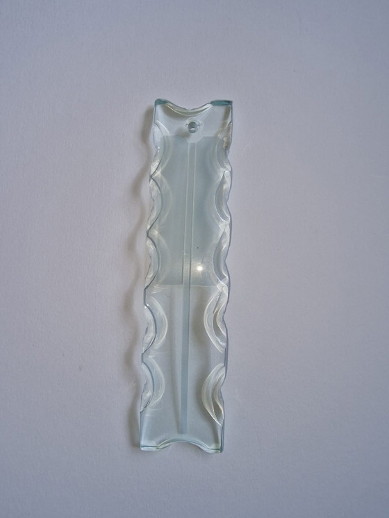 Image 1 of Fontana Arte art glass kroonluchter hanglamp