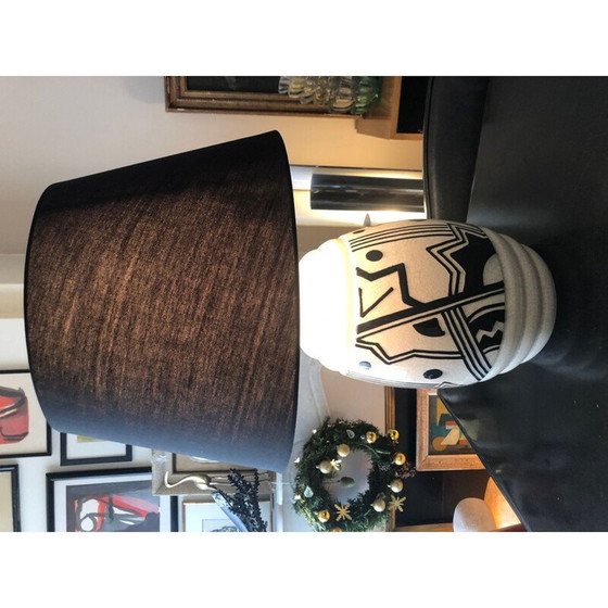 Image 1 of Vintage art deco lamp van keramiek