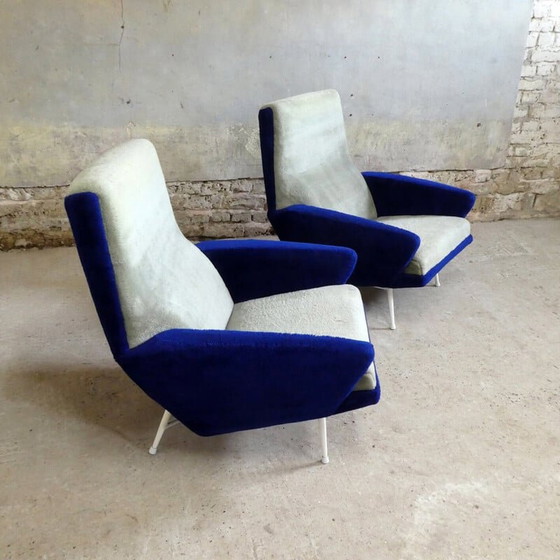 Image 1 of Paar vintage fauteuils van Guy Besnard, 1960