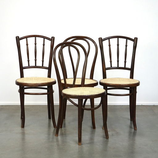 4 x Originele Thonet bistro stoel