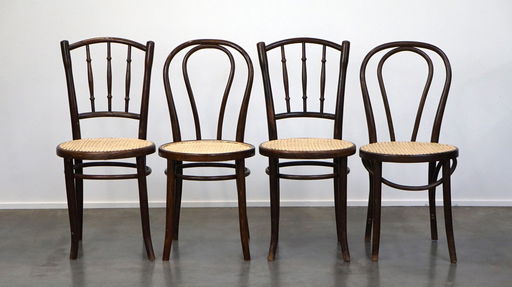 4 x Originele Thonet bistro stoel