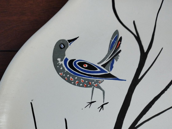 Image 1 of Groot vintage bord, organisch ontwerp, vrije vorm - jaren 1960