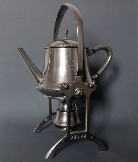 Image 1 of Wmf Secessionistische/Art-Deco Oegstgeest theepot ca 1910