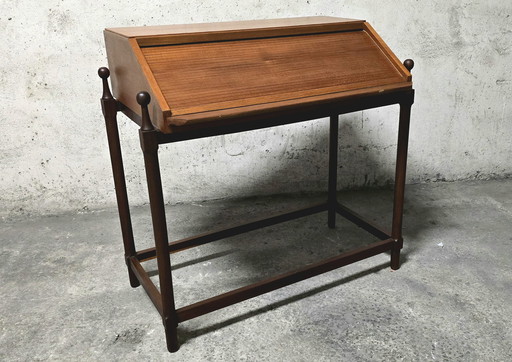 Modernistisch teakhouten bureau van Fratelli Proserpio, Italië, 1960