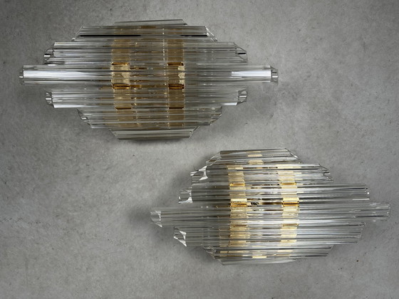 Image 1 of 2x Vintage Italiaanse wandlamp