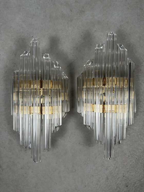 Image 1 of 2x Vintage Italiaanse wandlamp