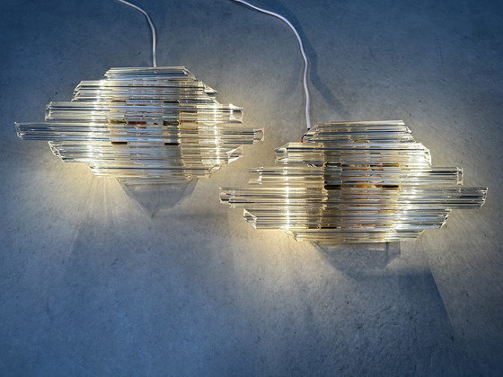 Image 1 of 2x Vintage Italiaanse wandlamp