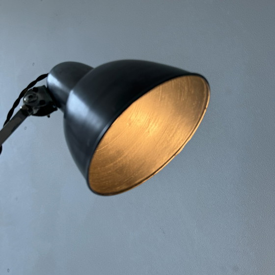 Image 1 of Antieke Bauhaus kleine accordeonlamp