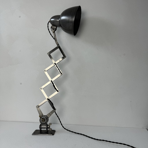 Antieke Bauhaus kleine accordeonlamp