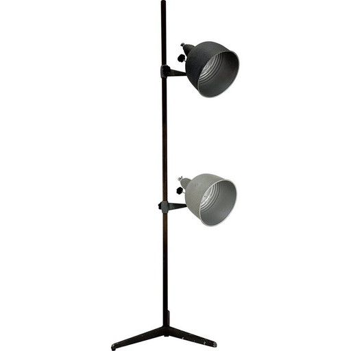 Vintage metalen vloerlamp, Italië 1960