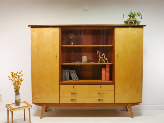 Image 1 of Vintage highboard / woonkamer kast, jaren 60, Duitsland