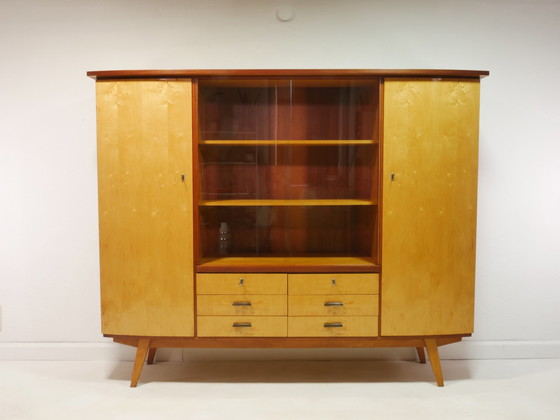 Image 1 of Vintage highboard / woonkamer kast, jaren 60, Duitsland