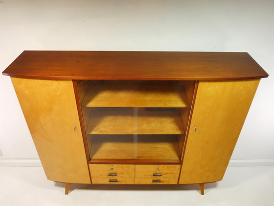 Image 1 of Vintage highboard / woonkamer kast, jaren 60, Duitsland