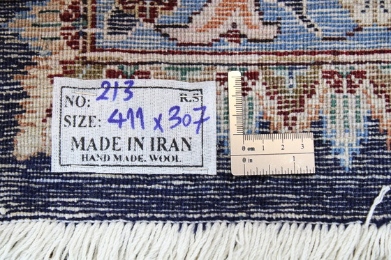 Image 1 of Origineel handgeknoopt Perzisch tapijt Kashmar Fine Paradise design 411 x 307 cm Topconditie