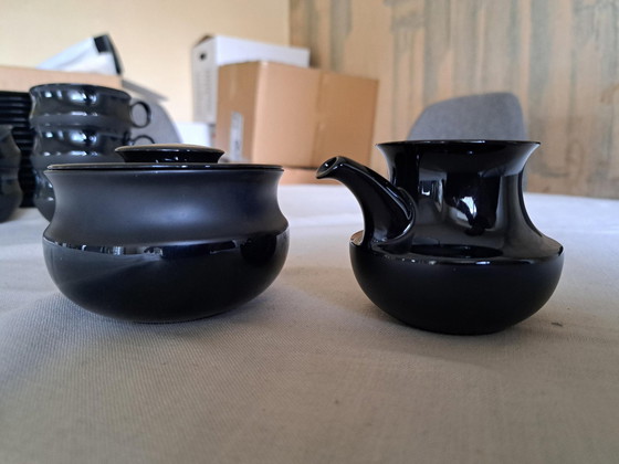 Image 1 of Tapio Wirkkala 'Black Series' Unieke Design Theeservies