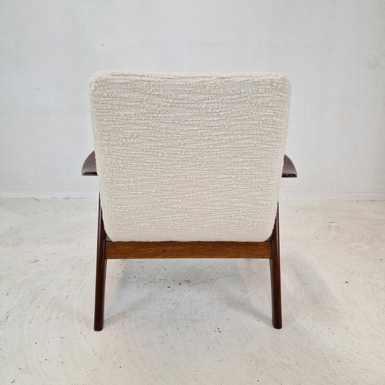 Image 1 of Vintage teakhouten fauteuil van Louis Van Teeffelen voor Wébé, Nederland 1960