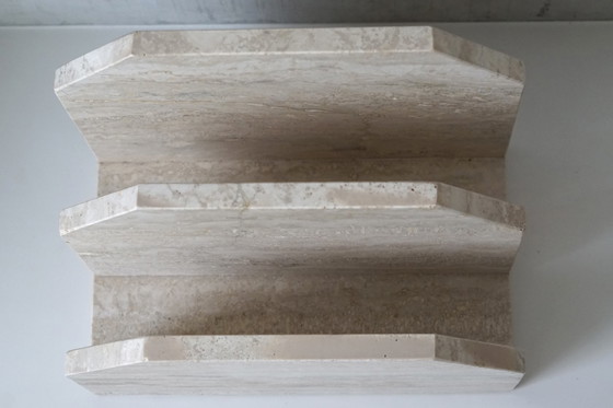 Image 1 of Vintage travertine lectuurbak