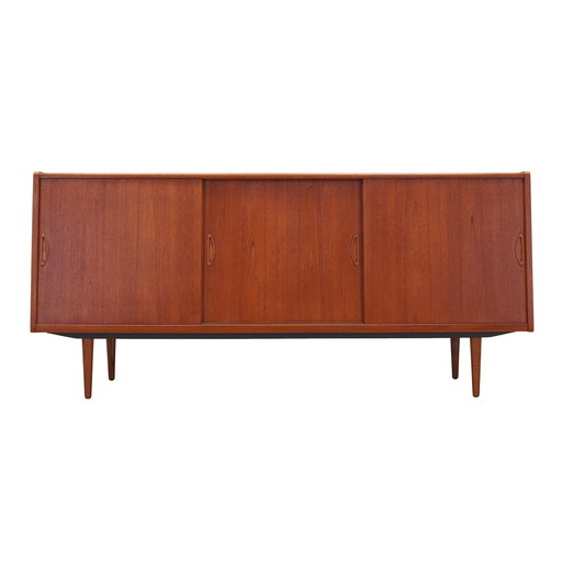 Teakhouten dressoir, Deens ontwerp, 1970S, Productie: Denemarken