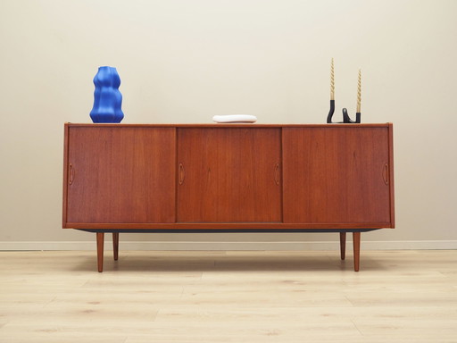 Teakhouten dressoir, Deens ontwerp, 1970S, Productie: Denemarken