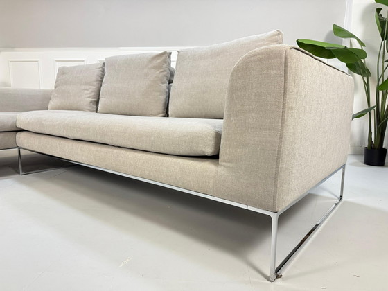 Image 1 of Cor Mell Lounge Designer Sofa Bank Grijs Stof