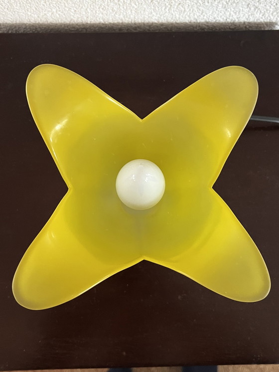 Image 1 of Design Glazen Tafellamp (Van de Heg - Jaren ‘80)