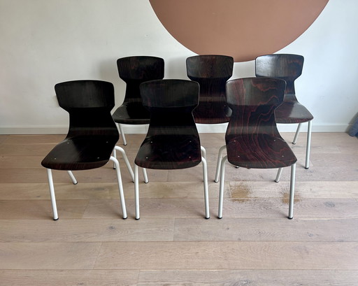 Obo Eromes F-6 Vintage Eetkamerstoelen