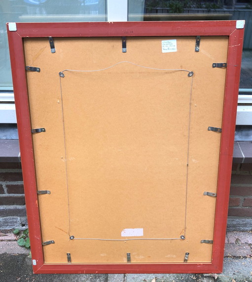 Kalfjes in de wei, Frans Brandsen – schilderijen tekeningen, Canvas, Figuratief (photo 2 of 6)