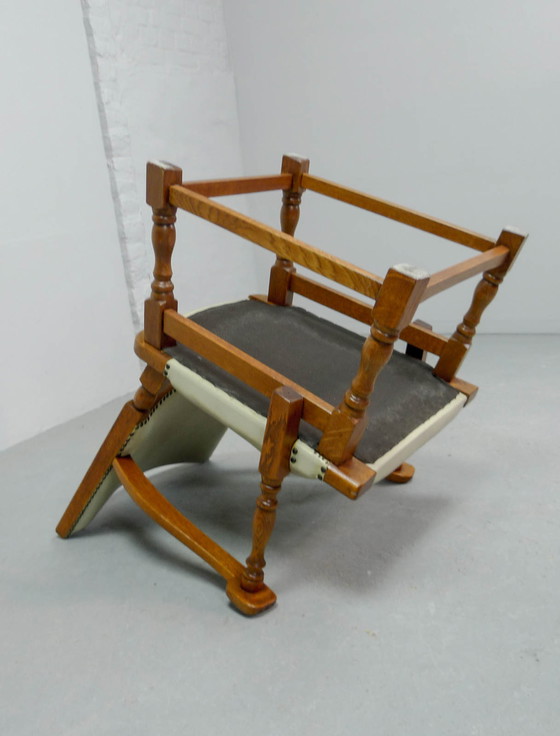 Image 1 of 4 Artifort Dutch Design Eikenhouten Fauteuils van Theo Ruth voor Artifort, jaren 50