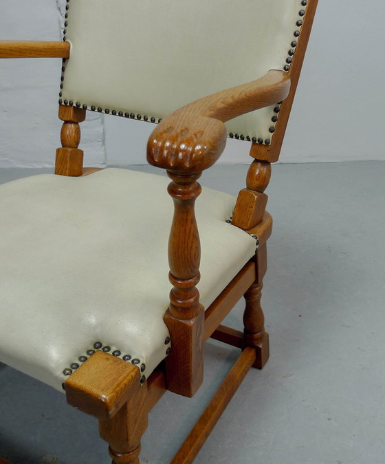 Image 1 of 4 Artifort Dutch Design Eikenhouten Fauteuils van Theo Ruth voor Artifort, jaren 50