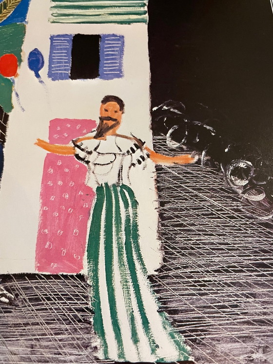 Image 1 of David Hockney, Les Mamelles De Tiresias, 1981, (Galerie Claude Bernard), Imp. Moderne Du Lion- Parijs, Gedrukt in Frankrijk