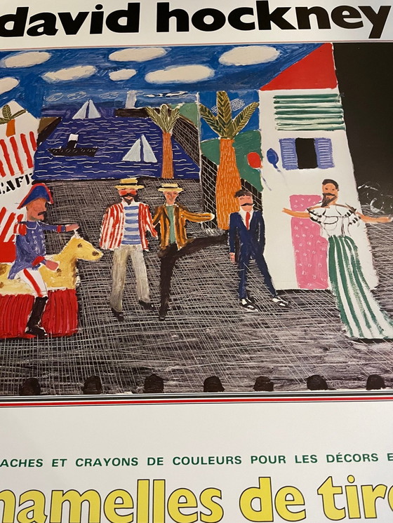 Image 1 of David Hockney, Les Mamelles De Tiresias, 1981, (Galerie Claude Bernard), Imp. Moderne Du Lion- Parijs, Gedrukt in Frankrijk