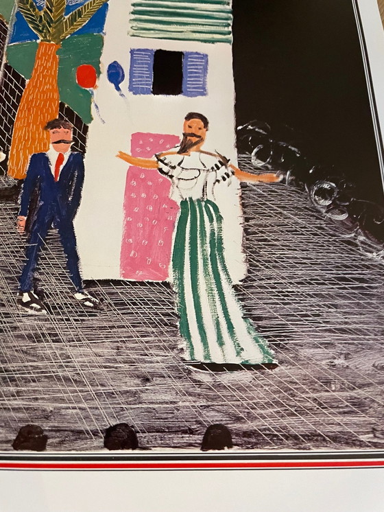 Image 1 of David Hockney, Les Mamelles De Tiresias, 1981, (Galerie Claude Bernard), Imp. Moderne Du Lion- Parijs, Gedrukt in Frankrijk