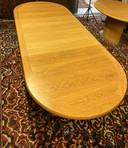 Vintage retro uitschuifbare eettafel